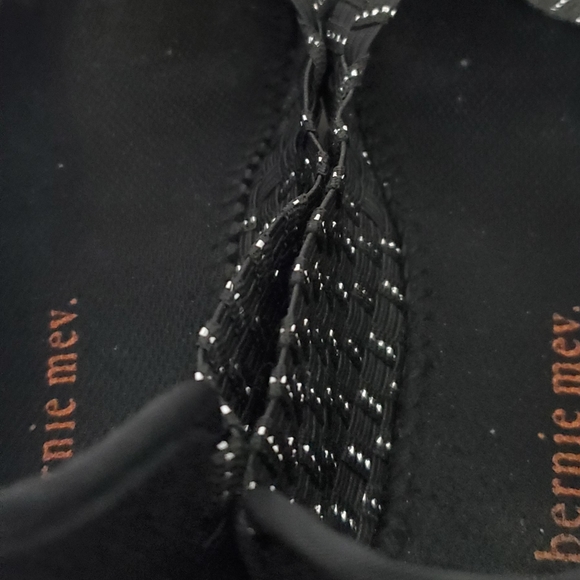 Bernie Mev Black and Silver Flat Size 38 - Picture 5 of 11